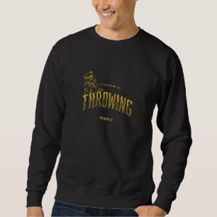 Sweatshirt Catch Je Préfère Balancer Les Gens Lutteur