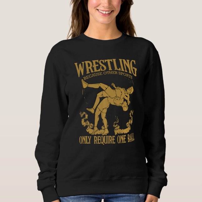 Sweatshirt Catch Lutte Combat Guerrier Coup De Tête (Devant)
