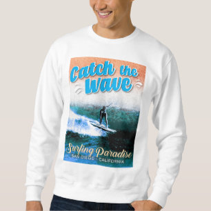Sweatshirt Catch the Wave - Le paradis du surf