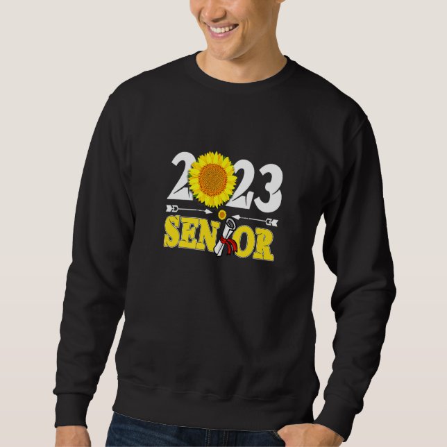 Sweatshirt Catégorie De 23 Diplômés Supérieurs 2023 (Devant)