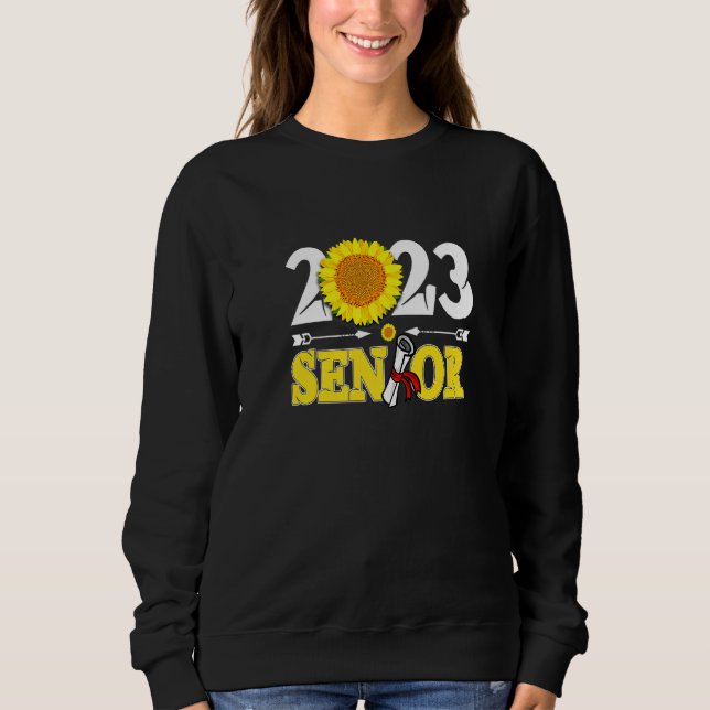 Sweatshirt Catégorie De 23 Diplômés Supérieurs 2023 (Devant)