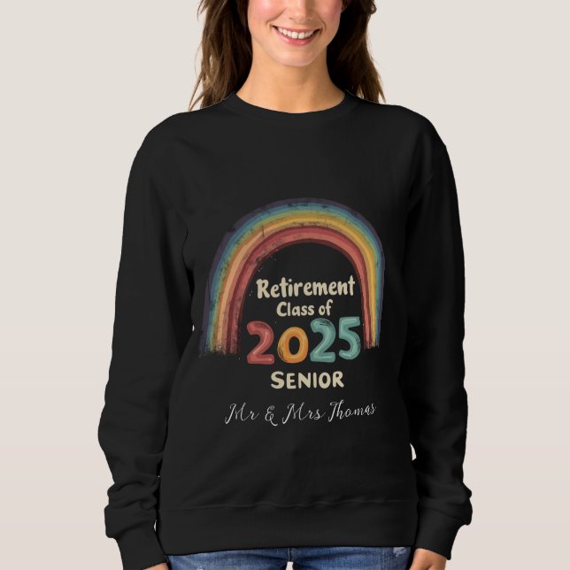 Sweatshirt Catégorie de retraite de 2025 Moment clé (Devant)