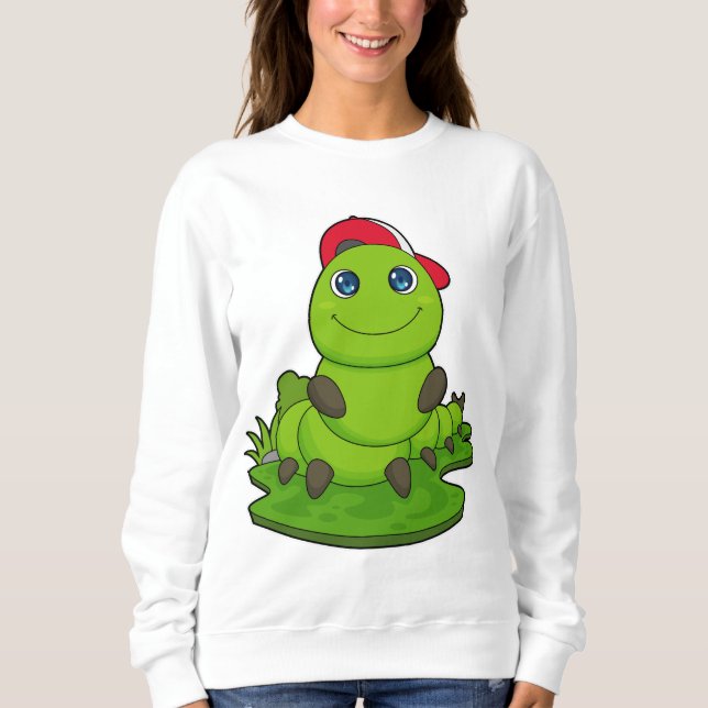 Sweatshirt Caterpillar avec Casquette (Devant)