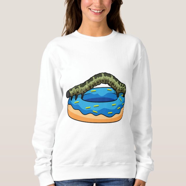 Sweatshirt Caterpillar avec Donut (Devant)