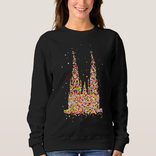 Sweatshirt Cathédrale de Cologne Kölsch Cologne Carnival Outf (Devant)