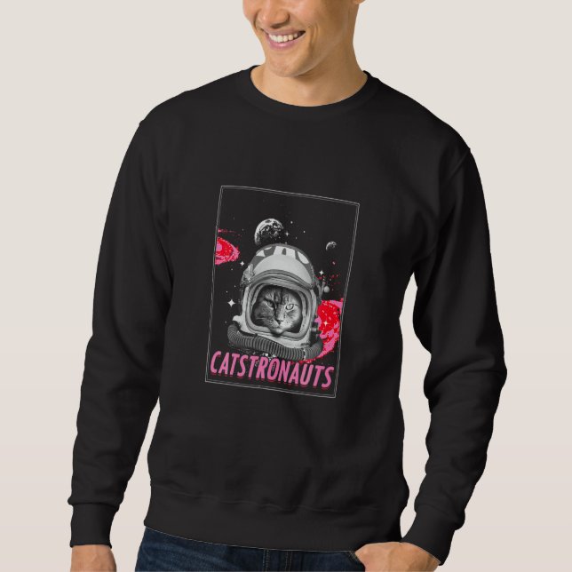 Sweatshirt Catstronaut Space Cat  Astronaut Scientist (Devant)