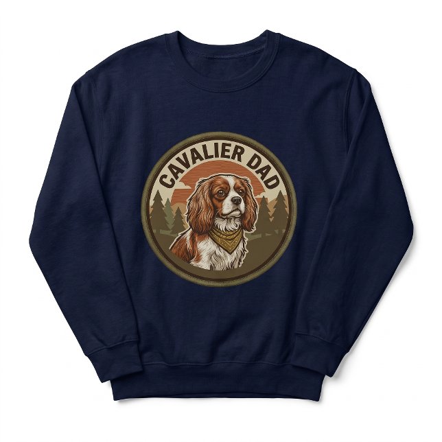 Sweatshirt Cavalier Dad Crewneck | Cadeau pour papa Cavalier  (Créateur téléchargé)