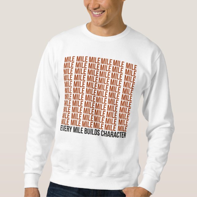 Sweatshirt Cavalier de longue distance (Devant)