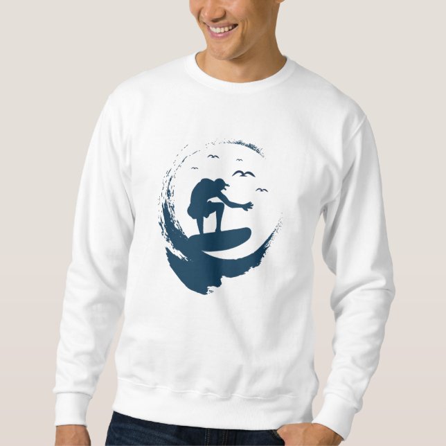 Sweatshirt Cavalier de vague (Devant)