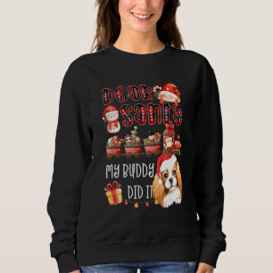 Sweatshirt Cavalier Spaniel Cher Père Noël Mon Épouse L'A Fai