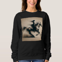 Cavalière de rodéo chevauchant un cheval, cowgirl