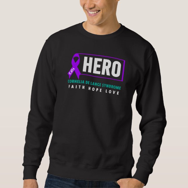 Sweatshirt Cdls Sensibilisation Cdls Hero Cornelia De Lange S (Devant)