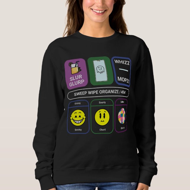 Sweatshirt CDslurglurp (Devant)
