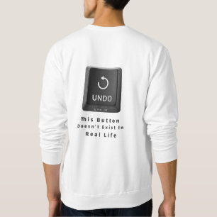 Sweatshirt Ce Bouton N'Existe Pas Dans La Vie Réelle – Minima