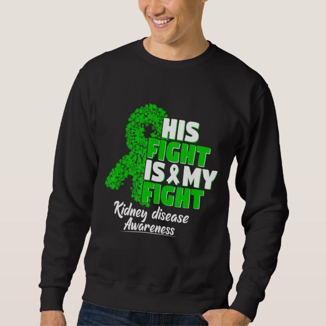 Sweatshirt Ce combat est mon combat Conscience des maladies d (Devant)