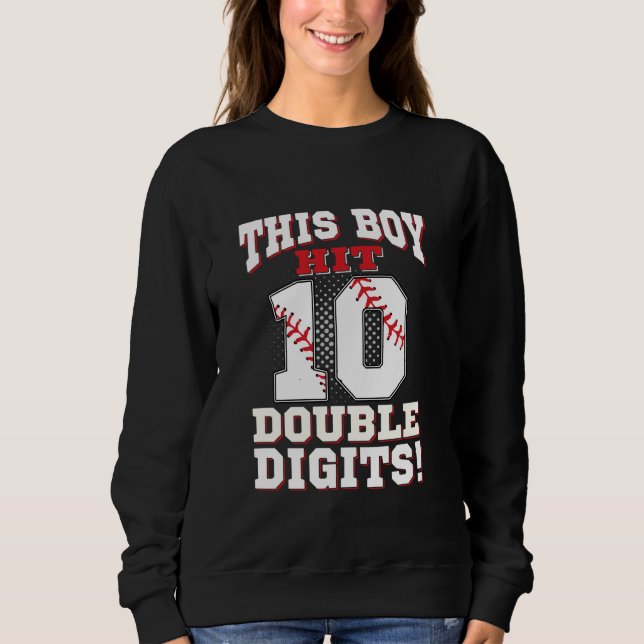 Sweatshirt Ce Garçon Hit Double Chiffres 10e Anniversaire Bas (Devant)