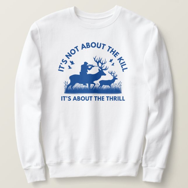 Sweatshirt Ce n'est pas à propos du meurtre C'est à propos du (Design devant)