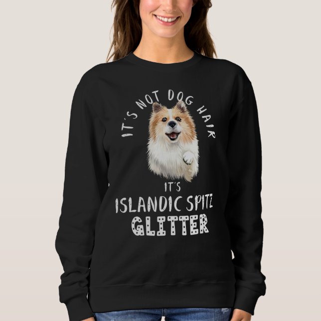 Sweatshirt Ce n'est pas des cheveux de chien C'est de la Part (Devant)