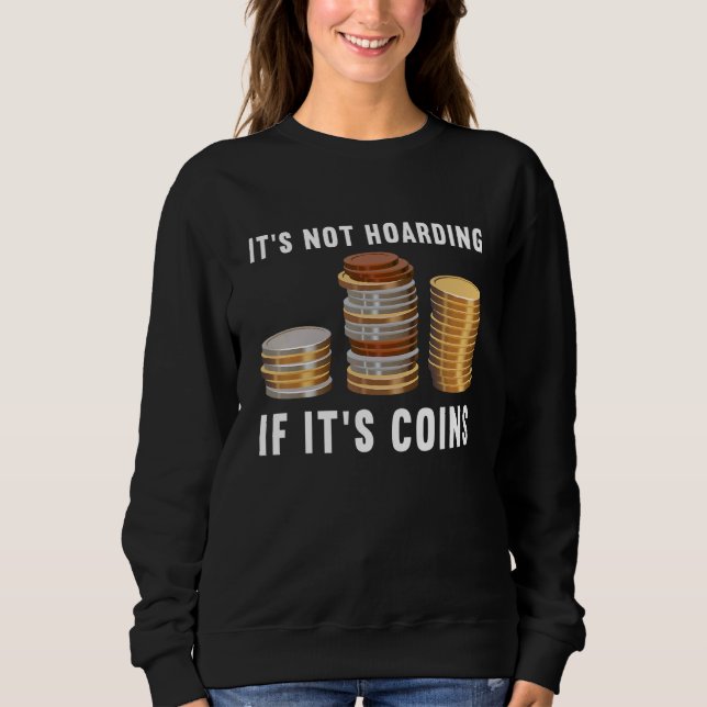 Sweatshirt Ce n'est pas l'accumulation si c'est des pièces Nu (Devant)