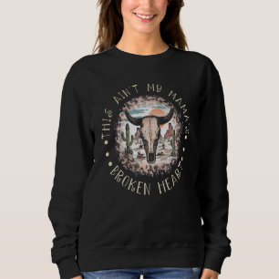 Sweatshirt Ce n'est pas le coeur brisé de ma mère Leopard Wes