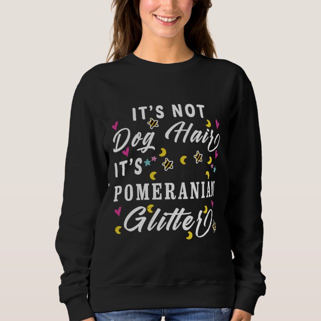 Sweatshirt Ce N'Est Pas Les Cheveux De Chien C'Est La Parties (Devant)