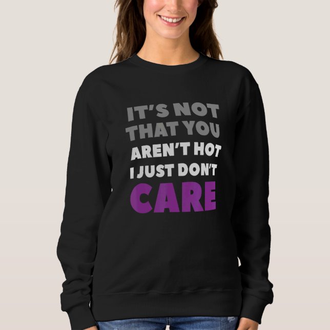 Sweatshirt Ce N'Est Pas Que Vous Êtes Hot Ace Pride Lgbtqia A (Devant)
