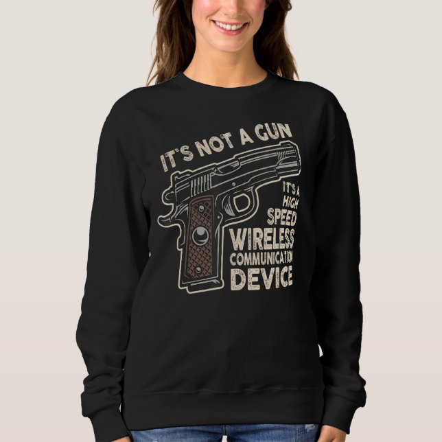 Sweatshirt Ce N'Est Pas Un Mème D'Armes À Feu C'Est Pas Une C (Devant)