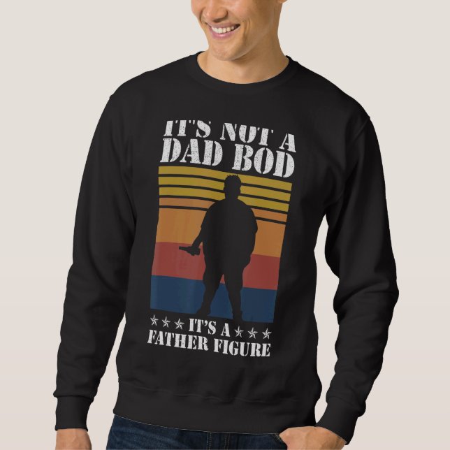 Sweatshirt Ce n'est pas un papa Bod C'est un père Figure (Devant)