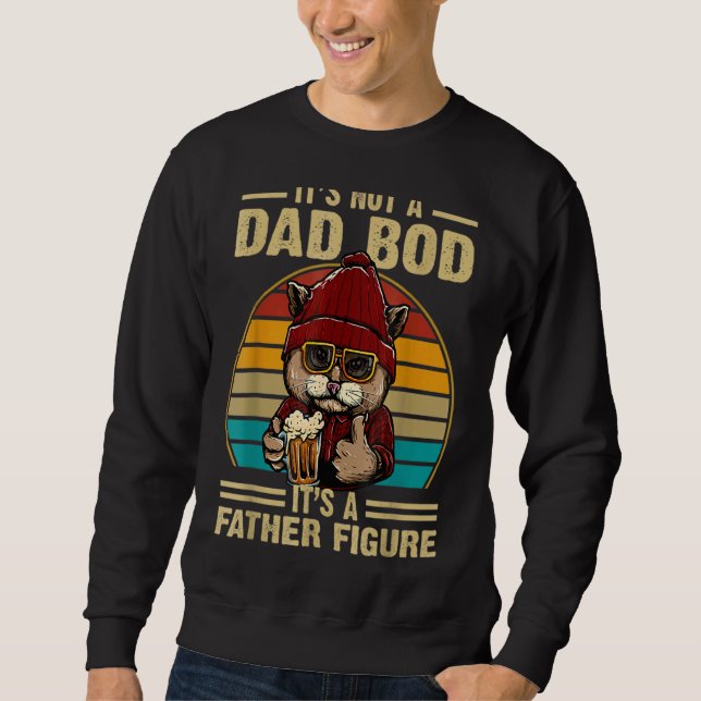 Sweatshirt Ce n'est pas un papa Bod C'est un père Figure 3 (Devant)