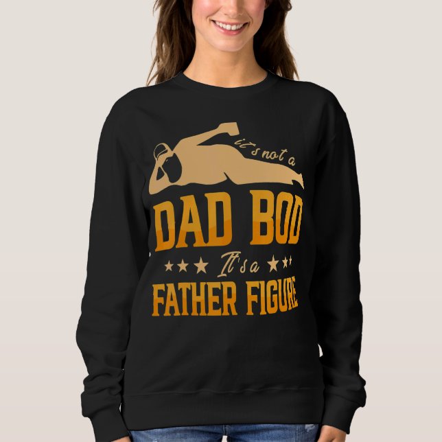 Sweatshirt Ce n'est pas un papa Bod C'est un père Figure 4 (Devant)