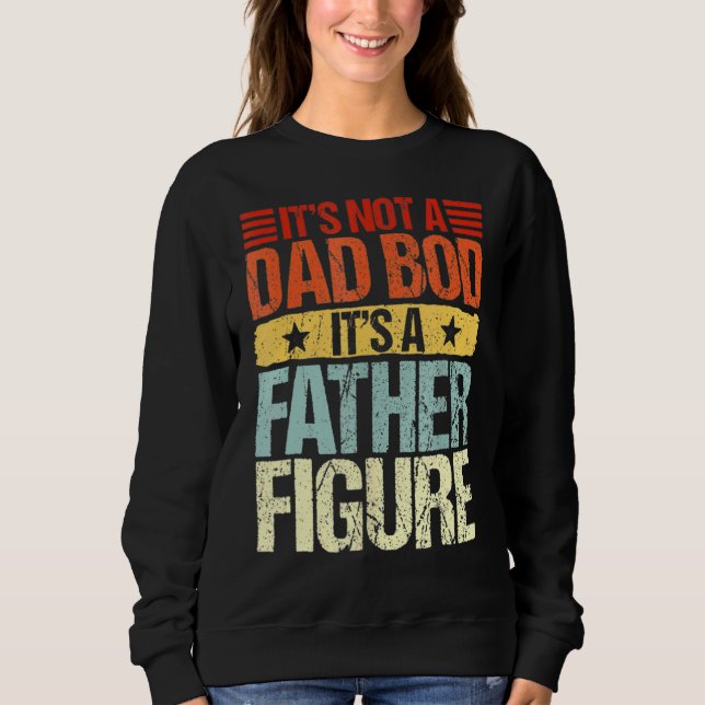 Sweatshirt Ce n'est pas un papa Bod C'est un père Figure Funn (Devant)