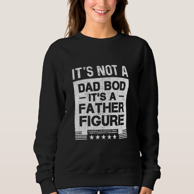 Sweatshirt Ce n'est pas un papa Bod C'est un père Figure Funn (Devant)