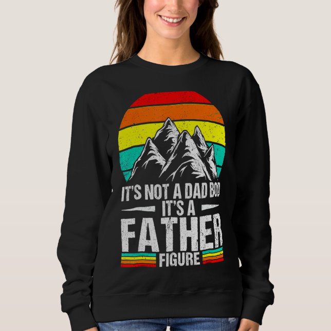 Sweatshirt Ce n'est pas un papa Bod C'est un père Figure Joye (Devant)