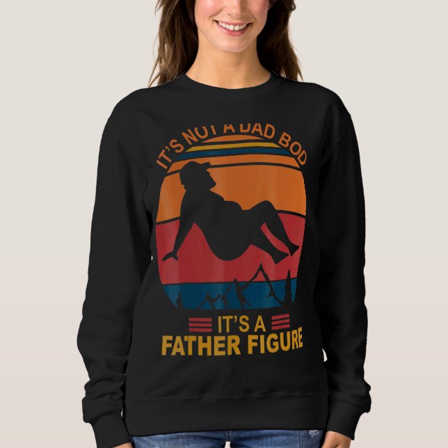 Sweatshirt Ce n'est pas un papa Bod C'est un père Figure Joye (Devant)