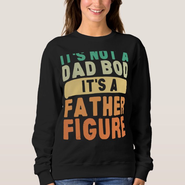 Sweatshirt Ce n'est pas un papa Bod C'est un père Figure Joye (Devant)