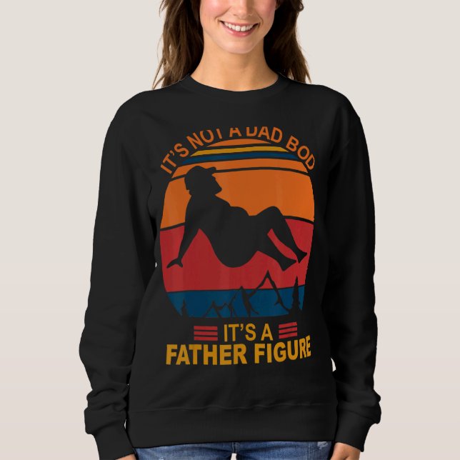 Sweatshirt Ce n'est pas un papa Bod C'est un père Figure Joye (Devant)