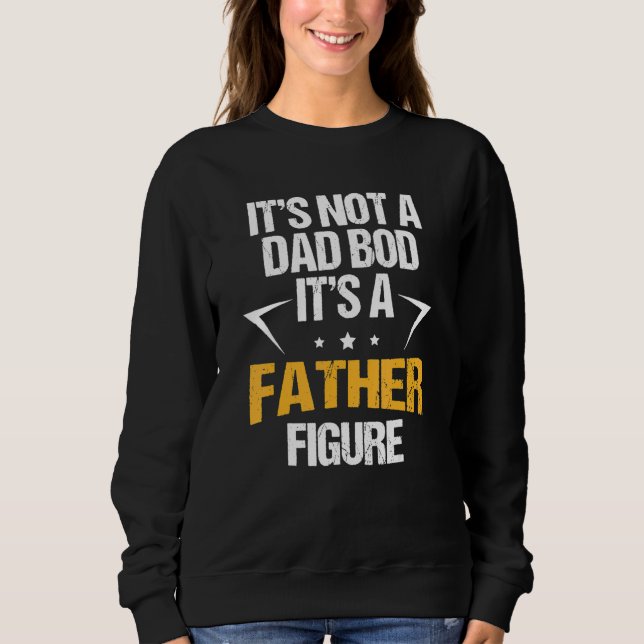 Sweatshirt Ce n'est pas un papa Bod C'est un père Figure Joye (Devant)