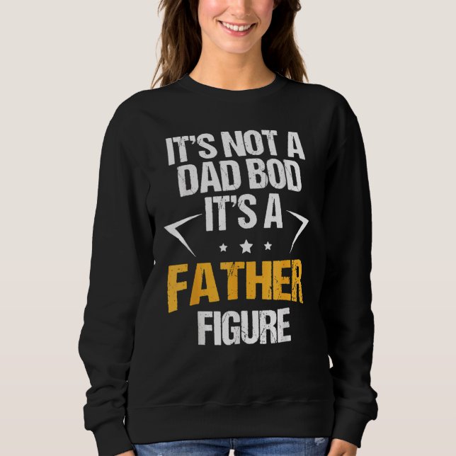 Sweatshirt Ce n'est pas un papa Bod C'est un père Figure Joye (Devant)