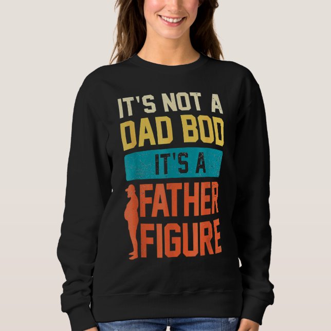 Sweatshirt Ce n'est pas un papa Bod C'est un père Figure Joye (Devant)