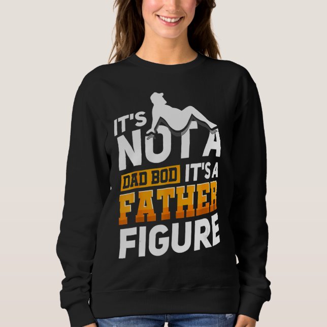 Sweatshirt Ce n'est pas un papa Bod C'est un père Figure Joye (Devant)