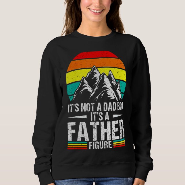 Sweatshirt Ce n'est pas un papa Bod C'est un père Figure Joye (Devant)