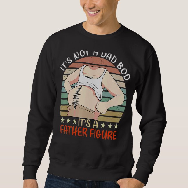 Sweatshirt Ce n'est pas un papa Bod C'est une figure de père (Devant)