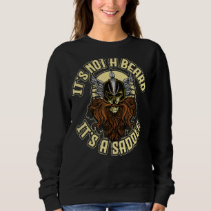 Sweatshirt Ce N'Est Pas Une Barbe C'Est Une Selle