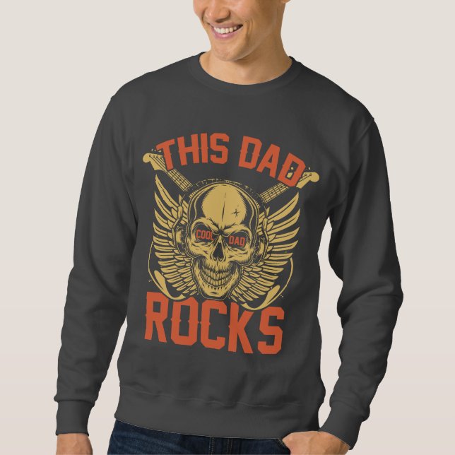 Sweatshirt Ce Papa Tire 🎸 🔥 (Devant)