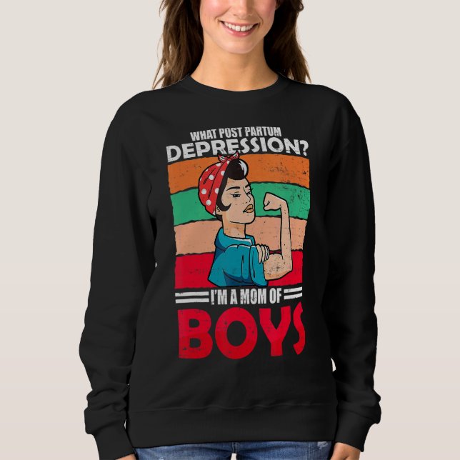 Sweatshirt Ce post Partum Depression Sensibilisation Garçon M (Devant)