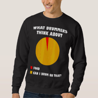 Sweatshirt Ce Que Les Tampons Pensent De La Nourriture Puis-J