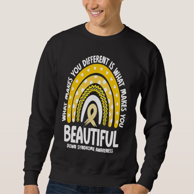 Sweatshirt Ce Qui Fait La Différence Est Ce Qui Vous Rend Bea (Devant)