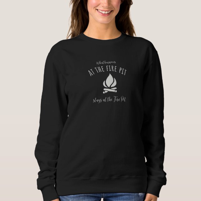 Sweatshirt Ce qui se passe à l'aire de pompiers reste drôle C (Devant)