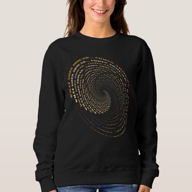Sweatshirt Ce Qui Se Passe Autour De La Motivation (Devant)