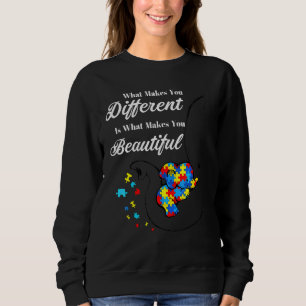 Sweatshirt Ce qui vous rend différent Elephant Maman Sensibil